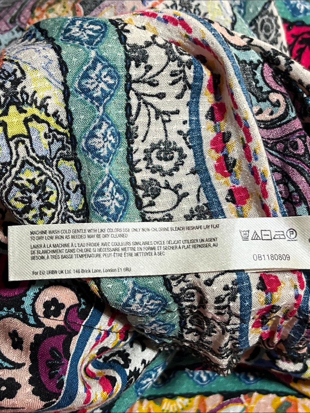 ANTHROPOLOGIE CALAIS JUMPSUIT NOVELTY PRINT BOHEMIAN WIDE LEG SZ XS - Picture 13 of 15